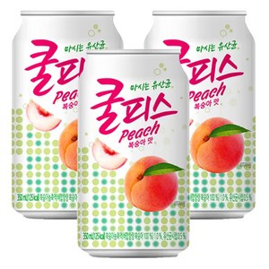 동원 마시는유산균 쿨피스 복숭아맛, 350ml, 48개