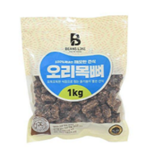 [기획상품] 빈즈라이크 오리목뼈 1kg, 1개