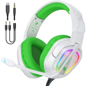파치시 게이밍 헤드셋 FC200 가상 7.1채널 3D 입체 사운드 RGB LED 노이즈 캔슬링 마이크 유선헤드셋