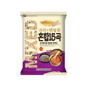 [삼원농산] 귀리/렌틸콩 혼합15곡 2kg, 1개