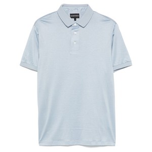 엠포리오아르마니 로고 프린트 폴로 셔츠