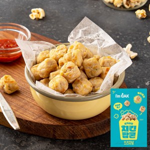 아임닭 닭가슴살 치킨팝콘 오리지널 100g, 6개