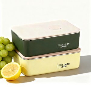 Oyoson 304 스테인리스 도시락 스틸 랩 식품용 냉장고 수납함