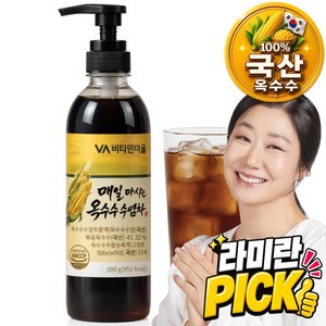 비타민마을 매일 마시는 옥수수수염차 원액, 590g, 1개