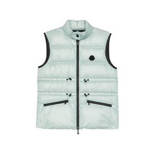 몽클레르 드로스트링 패딩 베스트, 그린계열, Numeric 1(KR 55)
