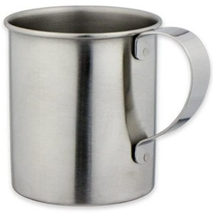 Nagao Mug Cup 300ml 18-8 스테인리스 스틸 일본에서 만든 스테인레스 머그, 1개