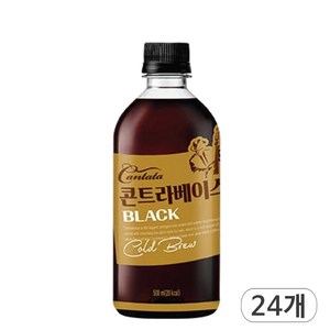 칸타타콘트라베이스 블랙, 500ml, 24개