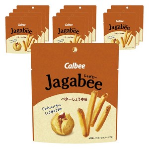 Calbee 자가비 버터간장맛 38g x 12봉지, 38g, 12개