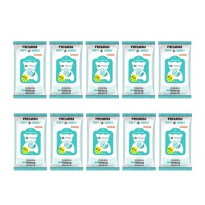 닥터티슈 반려동물 물티슈 똥꼬&손발, 30개입, 10개