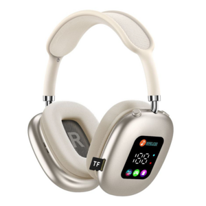 SMABAT 무선 헤드폰 LED 디스플레이 블루투스 헤드셋 노이즈캔슬링 헤드폰 블루투스5.4