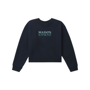 메종키츠네 로고 자수 스웨트셔츠, 블루계열, L(KR 77)