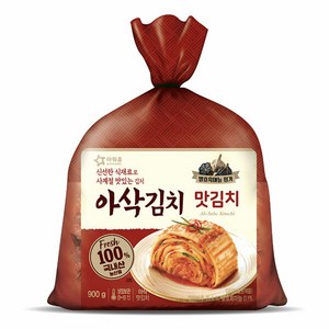 아삭맛김치 900G/(주)아워홈, 900g, 1개