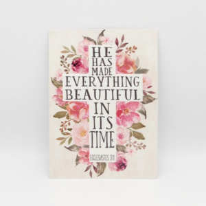 빈티지 소품, 메탈액자 주님의 시간에