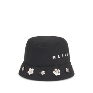 마르니 로고 버킷 햇, S(KR 580), 블랙계열