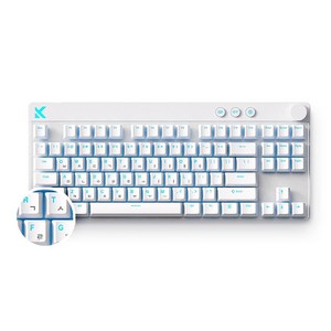 MCHOSE 믹스 87 한글 키캡 유선 키보드 프로게이밍 버전