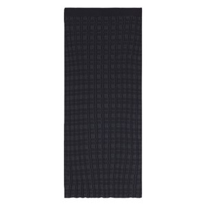 메종키츠네 미디엄 그레이 멜란지 슬릿 스커트, 블랙계열+그레이계열, L(KR 77)