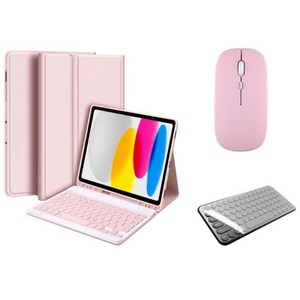 아이패드 호환 에어 프로 미니 1/2/3/4/5/6/7/8/9/10 세대 M2 M4 펜슬 수납 블루투스 키보드 케이스 무선 마우스 세트 iPad Pro Air Mini 케이스나라