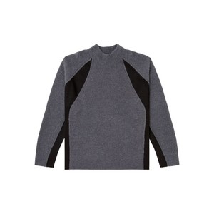 디젤 K롤로TN 골지 패널 스웨터, 그레이계열, Standard S