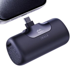 아이워크 iWALK 도킹형 미니 보조배터리 PD 22.5W 초고속충전 5500mAh C타입 일체형 아이폰 갤럭시 휴대용 LED잔량표시