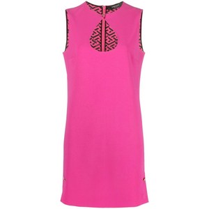 베르사체 베르사체 컷아웃 시프트 드레스, 핑크계열, Italy 46(KR 88)