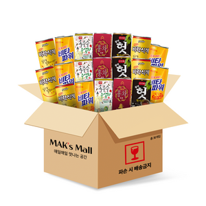 한모금 음료 세트 미니 캔 음료수, 한모금 차류 혼합음료 세트 30입, -