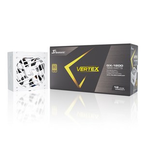 시소닉 VERTEX GX-1200 GOLD 풀모듈러 화이트 ATX3.0 파워-ATX, 선택없음