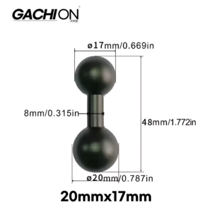 더블 볼 헤드 연결 마운트 어댑터 25mm 20mm 17mm