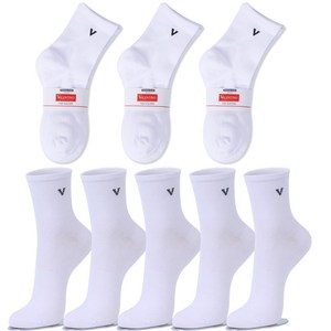 발렌티노크리스티 중목 양말 20켤레 무지 캐쥬얼 면양말