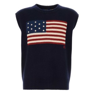 폴로랄프로렌 울 혼방 베스트, 블루계열, Standard L(KR 105)