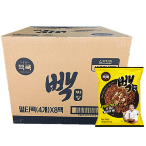 백쿡 빽짜장 140g, 32개