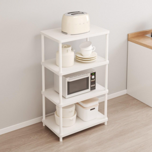 하이피러브 다용도 수납 선반 진열장 전자레인지 선반