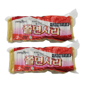 바른들식품 쫄면 사리 2kg x2개, 2개