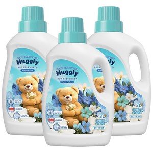 허글리 초고농축 섬유유연제 미스틱퍼퓸, 3L, 3개