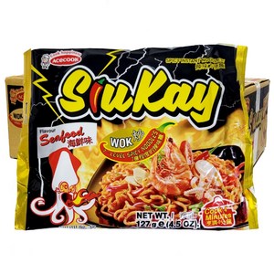 에이스쿡 SIUKAY 베트남 해물맛 매운라면 127g, 24개