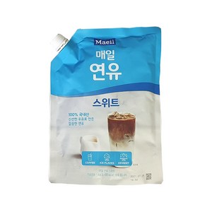 매일 연유 스위트 1kg 파우치 커피 및 음료전용, 3개