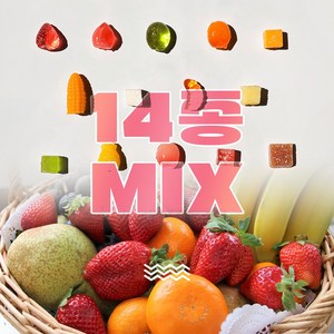 메이두 까먹는 과일 젤리 14종 혼합, 1개, 1kg