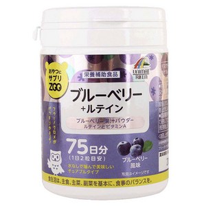 유니마트 주 빌베리 + 루테인 블루베리맛 츄어블 타블렛, 150정, 1개