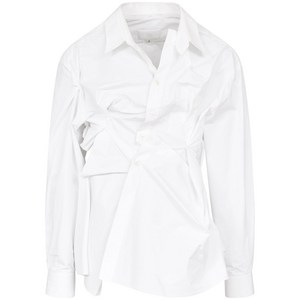 메종 마르지엘라 비대칭 개더 스커트