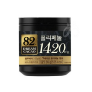 롯데 드림카카오 82% 폴리페놀 초콜릿, 86g, 41개