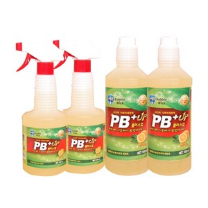 PB 1 플러스 업 다목적 세정제 용기+ 교체용, 2세트, 1.65L