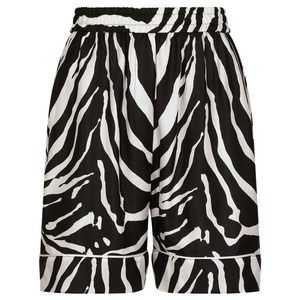 돌체앤가바나 지브라 프린트 트윌 쇼츠, 블랙계열+화이트계열, Italy 44(KR 66)