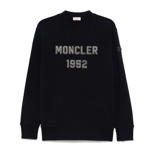 몽클레르 로고 패치 스웨트셔츠, 블루계열, Standard XL(KR 104-185)