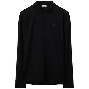 버버리 이퀘스트리안 나이트 모티프 폴로 셔츠, 블랙계열, Mid standard XS(KR 95)
