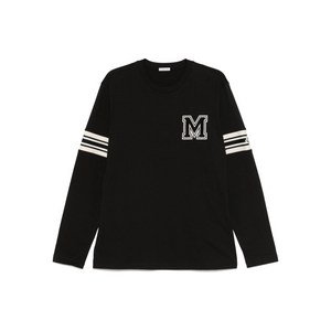 몽클레르 M 자수 티셔츠, 블랙계열, Standard XS(KR 88-175)