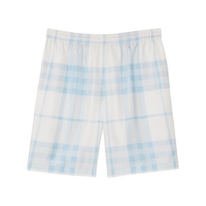 버버리 체크 실크 쇼츠
