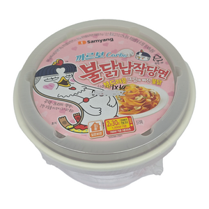 불닭 납작당면 까르보 164.5g, 2개