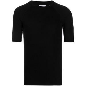 버버리 로고 트리밍 슬림 핏 티셔츠, 블랙계열, Mid standard S(KR 95/100)