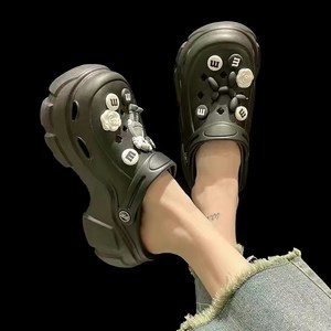 워니비 여성 남성 4cm 통굽 슬리퍼 샌들 쿠션 실내화 아쿠아슈즈 사무실 족저근막