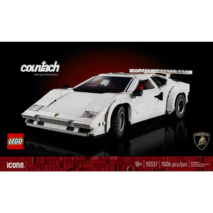 레고 10337 아이콘즈 Lamboghini Countach 5000 Quattovalvole, 1개