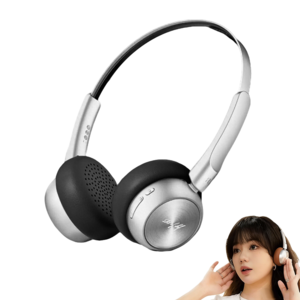 SMABAT 휴대용 블루투스 헤드셋 레트로 헤드셋 유무선 겸용 핸드폰 헤드셋 노이즈캔슬링 블루투스 5.4